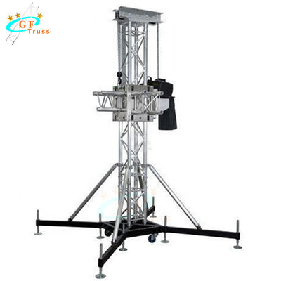 6061 τηλεσκοπικός ανυψωτικός πύργος για το σύστημα ζευκτόντων σκηνικού φωτισμού αργιλίου