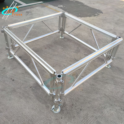0.6-1.0m Adjustable Height Aluminium Stage Platform Non - Slip