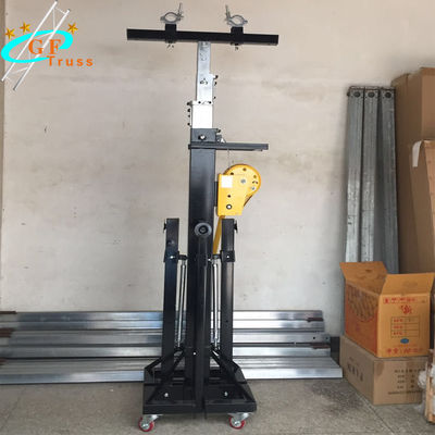 Ανώτατο φορτίο ανελκυστήρων 100kg στάσεων ομιλητών τρίποδων Alu 6082-T6 Handcrank