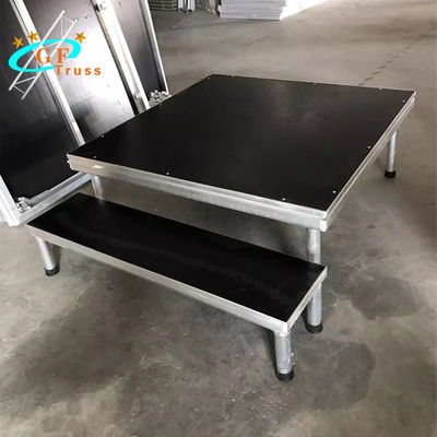 σκηνική πλατφόρμα αλουμινίου 1m*1m 1m*2m 1.22m*1.22m για το γάμο