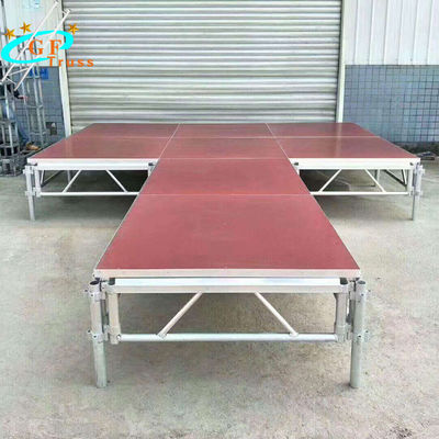 Σκηνική πλατφόρμα αργιλίου ROHS 4 &quot; X4 4 &quot; X8 για τη Συνθήκη